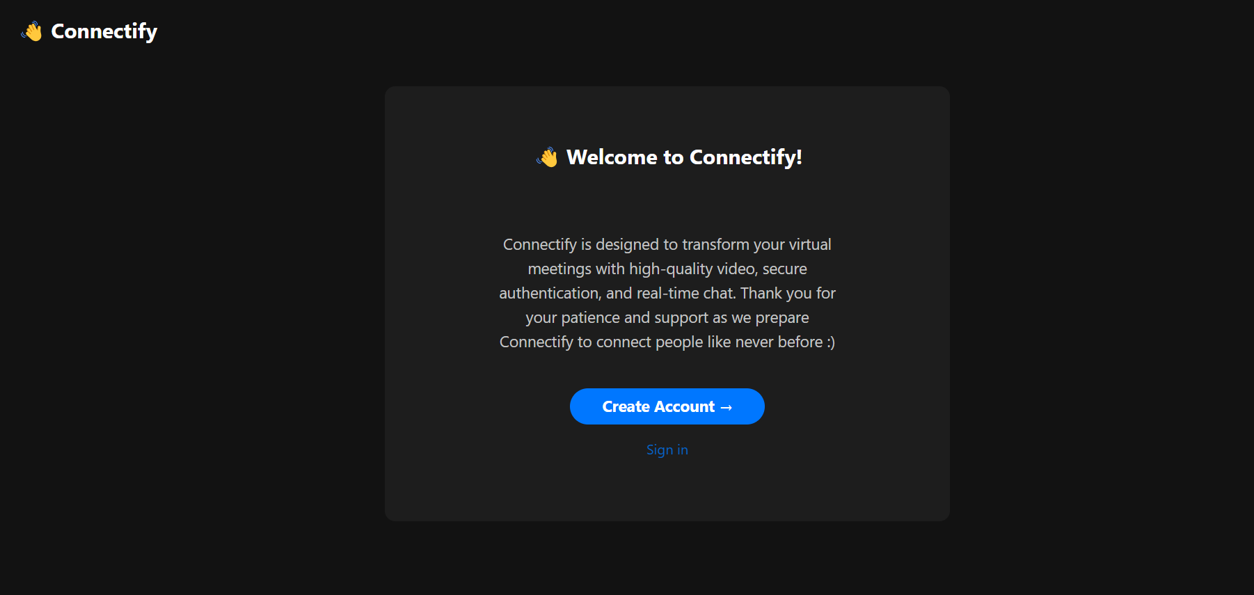 Connectify Banner
